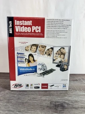 Brand New Instant Video PCI VHS To VCD ADS Tech Software