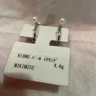 Mikimoto 耳環 日本直送 二手