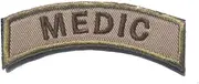 [YOYUMI] Tactical Morale Patches Elbow Hook and Loop Embroidered Cloth Label Embroidered Patch