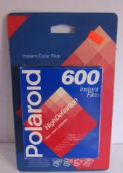 Vintage 1997 Polaroid 600 High Definition Film Pack 10 Sealed Box Expired 05/97