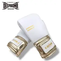 在飛比找momo購物網優惠-【DEEPBOMB】文青系列拳套-白金色 14oz(拳套 拳