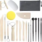 Clay Tools,19 PCS DIY Sculpting Set Ceramics Polymer kit for 19