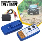12V Wireless Winch Remote Control Kit Receiver 150ft Twin Switch Handset Easy EC