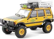 Fms 1/24 RC Crawler, FCX24M Land Rover Discovery, 2.4Ghz Off-Road RC Rock Crawler with Lighting Effects, Speed Switch and Accessory Packs, RC Cars for Adults