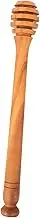 WEKADRIN Honey Pot Stick Wooden Honey Stirrer Olive Wood Syrup and Jam Dispenser for Bakers Pastry Chefs Beekeepers