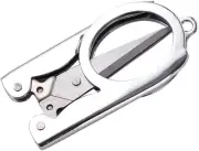 1Pc Silver Folding Scissor Office Supplies Embroidery Foldable Pocket Stainless