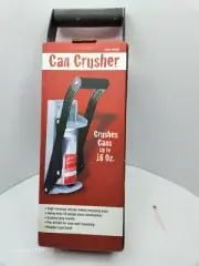 Can Crusher | Large 16oz Aluminum Soda Beer Bottle Opener Wall Mounted Recycling
