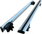 Elora Car Roof Rack Cross Bars Carrier Vehicle Lock ClipOn Rail Adjustable 135cm