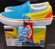 Vans x The Simpsons "Bart" Slip On Pro Unisex Skate Shoes Sneakers Size 5