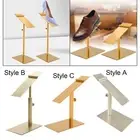 Shoe Display Rack Adjustable Height Polished Space Saver Holder for Store