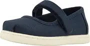 [TOMS] Kids Baby Girl's Mary Jane (Infant/Toddler/Little Kid) Navy Canvas 2 M US Infant