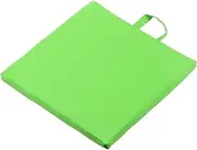 QLXYYFC Comfortable Dining Chair Cushion PU Leather Waterproof Seat Pads 38 * 38cm Waterproof Square Kitchen Seat Cushion with Zipper for Kitchen Chairs(Green)