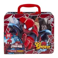 在飛比找蝦皮商城優惠-代理版 漫威 蜘蛛人手提鐵盒拼圖 蜘蛛人手提鐵盒 拼圖 RE