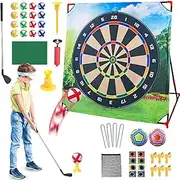 Golf Training Game,4 in 1 Indoor Putting Game - with Detachable Club, Educational Outdoor Toy for Party Activity, Living Room Practice, Preschool Learning