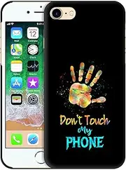 SuzaCase Back Case for iPhone 7/8 /SE 2 2020 / SE 3 2022 - Stylish Don't Touch My Palm Print Design Printed Cute, Sleek Durable Hardshell Protective Case/Cover for iPhone 7/8 /SE 2 / SE 3