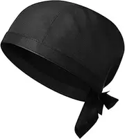 [Ipetboom] Unisex Chef Hat for Restaurants Simple Style Cooking Hat for Men and Women Waiter Headwear Comfortable and Stylish Chef Hat Black