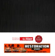 HOLDEN HK HT HG panel van BLACK HERRINGBONE RIBBED ROOF HEAD HOOD LINING (6G)