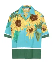 Craig Green Floral Print Shirt S,L,M Blue