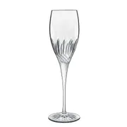 4pc Luigi Bormioli Diamante Prosecco 220ml Champagne Glasses Set Stemware CLR