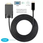 6ft Type C USB 3.1 USB C Male to VGA Converter Cable f Samsung Galaxy Z Flip 5G