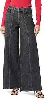 [The Drop] Women's Frida Relaxed-Fit Jeans, Faded Carbon, 29