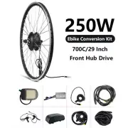 700C 36V 250W Electric Bike Conversion Kit Front Hub Wheel Gear Motor Kit