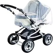 UTHCLO Support Net Full Coverage Stroller Net White Encryption Fabric Compact Folding Net