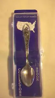 COLORADO STATE FLOWER COLLECTIBLE SILVER SPOON