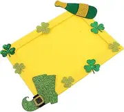 ERINGOGO Photo Frame St Day Lucky Decorations St. Decorations St Day Photo Booth St. Day Crafts Picture Frame Non-woven Fabric Green