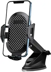 Vacuum Phone Holder, Suction Cup Phone Mount, Multifunctional Smartphone Grip for Truck Dashboard Windshield Window Vehicle Navigation Recording