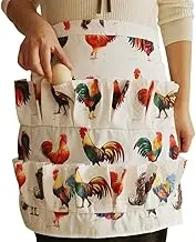 Eggs Collecting Apron Multiple Pockets for Easy Organization Widely Used Convenient and Practical Cotton Easy to Clean, 2, 50 * 46cm