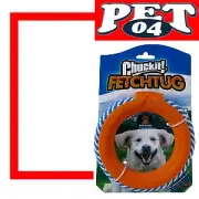 Chuckit Fetch Tug Game FetchTug 2in1 Ring 8.5 inch pull & throw