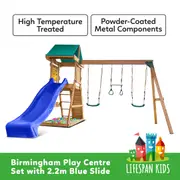 Lifespan Kids Birmingham Play Centre Set with 2.2m Blue Slide
