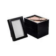 Nicola Spring Box Picture Glass Photo Frame, Standing & Hanging - for 4x6" (10x15cm) Photos - Pack of 5