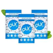 PUR Gum | Aspartame Free Chewing Gum | 100% Xylitol | Natural Coolmint Flavored