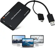 J-TECH DIGITAL USB 3.0 (Type A/C) to Dual HDMI 4K 30Hz & 1080P 60Hz Display Adapter | Features USB-A or USB-C Inputs, USB Powered, Mirror, Extend, Rotation, Clamshell Modes [JTD-USB-2HDMI]
