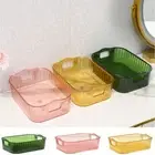 Space Saving Cosmetics Storage Box Plastic Sundry Storage Basket Bathroom