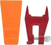 Respicefinem 5 5in Orange Felling W Logging Tree Cutting W with Guide Plate Bracket Accessories Lightweight and Small Size Made of Selected Engineering Plastics with Patterns On W