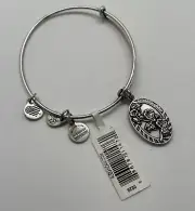 ALEX AND ANI Because I Love You Granddaughter II Silver. NWT I