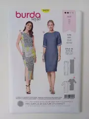 BURDA Style 6418 DRESSES MISSES' Sewing Pattern Size 10 - 20 2 Designs EASY