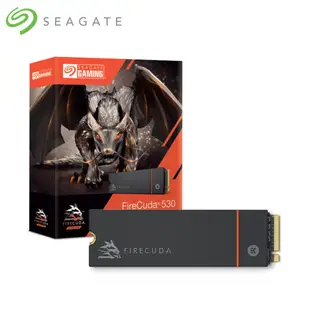 SEAGATE 希捷 FireCuda 530 1TB 1T PCIe Gen4 SSD (含散熱片) 固態硬碟