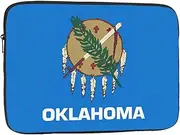 Oklahoma State Flag Print Versatile Stylish Laptop Case Laptop Protective Slim Computer Cover Laptop Bag