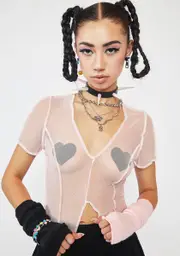 Couple Up Sheer Crop Top