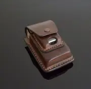 Genuine Leather Cigarette Case and Zippo Lighter Case For King Size Pack
