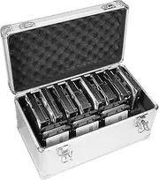 GLOTRENDS Hard Drive Box Case for Internal Hard Driver Storage and Protection, Silver, B86