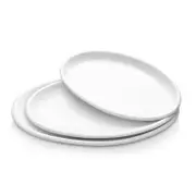 Large Serving Platters, 40.6cm/35.6cm/30.5cm Oval Serving Platters, Oven Safe, White Serving Plates, Dinner Platters, Set of 3