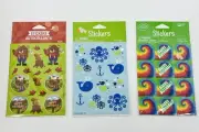Creative Converting Stickers 3 Packages Happy Birthday Lumberjacks Under Sea