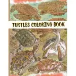 TURTLES COLORING BOOK: ADULT COLORING BOOK WITH TURTLES UNIQUE DESIGN