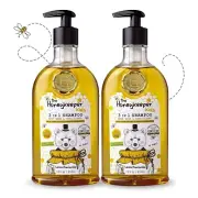 2 PC The Honeykeeper Kids Little Chamomile 3in1 Shampoo, Body Wash & Conditioner