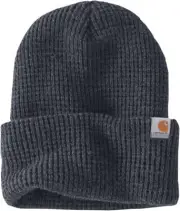 Carhartt Men's Woodside Acrylic Hat One Size, Coal Heather